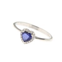 Anello Fanton Gioielli Donna ANELLI ZAFFIRO in Oro bianco Zaffiro 0.60 Ct F65236185 - F65236185